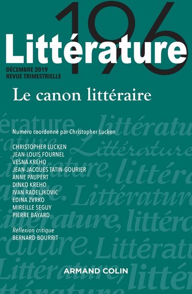 Produktbild: Litterature n 196 4 2019 le canon
