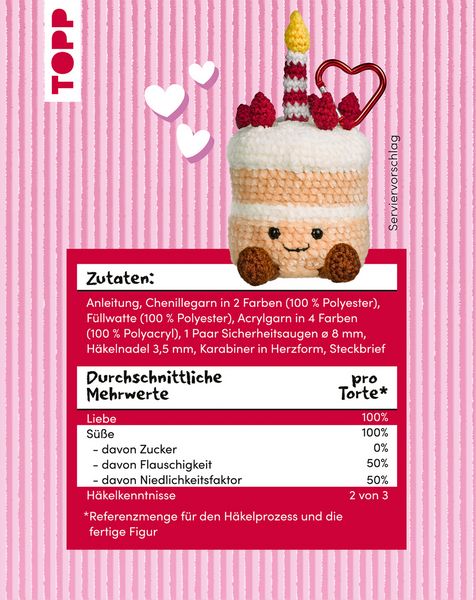 Produktbild: Amusing Lovables H&auml;kelset Barry Cake