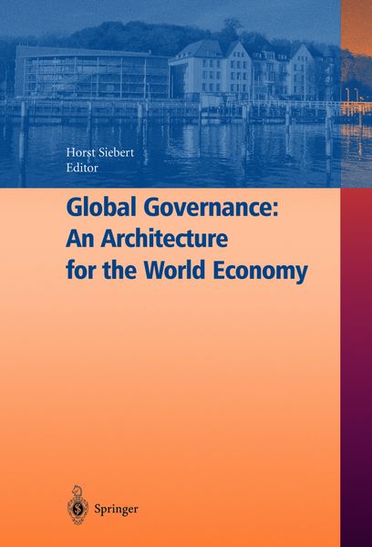 Produktbild: Global Governance: An Architecture for the World Economy