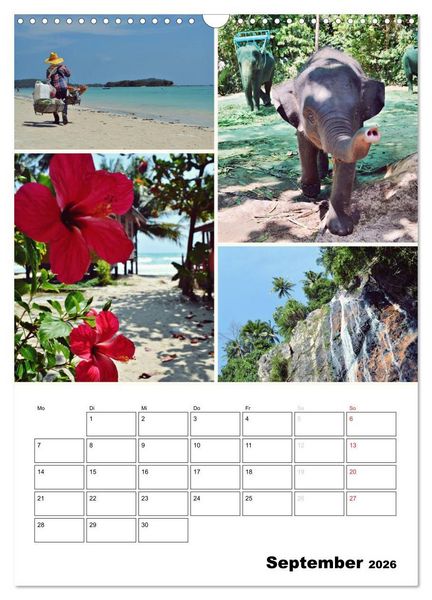 Produktbild: Das bunte Leben in Thailand (Wandkalender 2026 DIN A3 hoch), CALVENDO Monatskalender