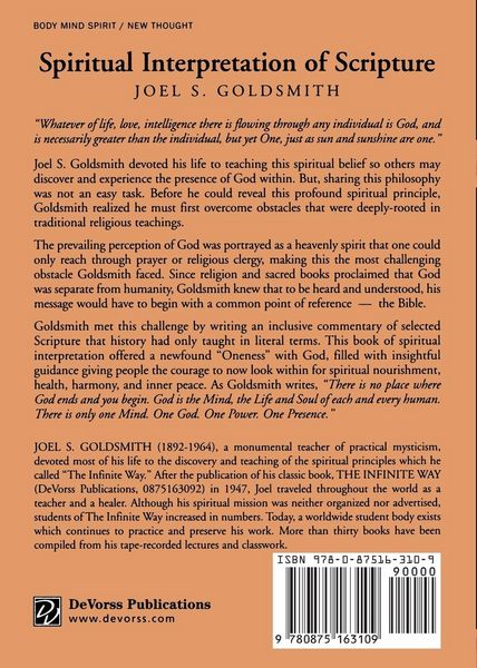 Produktbild: Spiritual Interpretation of Scripture