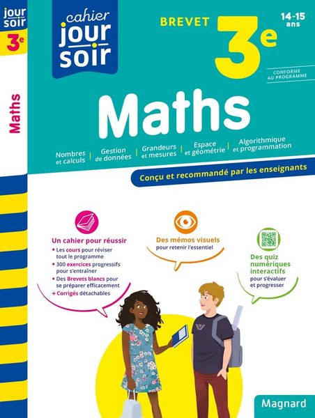 Produktbild: Maths 3e, 14-15 ans : brevet : conforme au programme