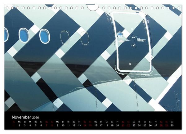 Produktbild: Airbus A350 Hautnah (Wandkalender 2026 DIN A4 quer), CALVENDO Monatskalender