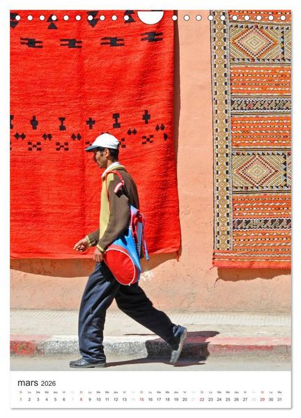 Produktbild: Couleurs Marrakech (Calendrier mural 2026 DIN A4 horizontal), CALVENDO calendrier mensuel