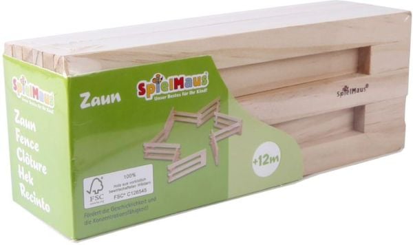 SpielMaus Holz Zaun, faltbar