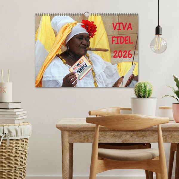 Produktbild: VIVA FIDEL 2026 (Wandkalender 2026 DIN A3 quer), CALVENDO Monatskalender