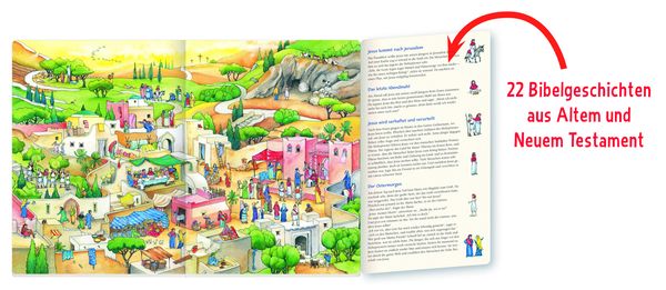 Produktbild: Mein gro&szlig;es Bibel-Wimmelbuch