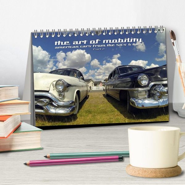 Produktbild: The art of mobility - american cars from the 50s & 60s (Part 2) (Tischkalender 2027 DIN A5 quer), CALVENDO Monatskalender