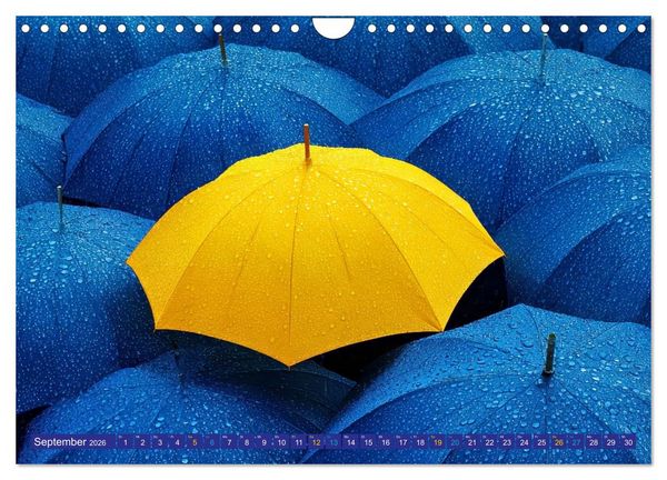 Produktbild: Die Welt in Blau (Wandkalender 2026 DIN A4 quer), CALVENDO Monatskalender