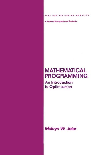 Produktbild: Mathematical Programming