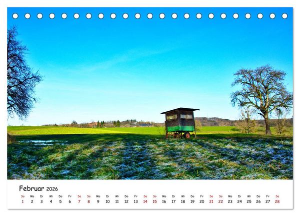 Produktbild: Hohenlohe - Zwischen Stadt und Land (Tischkalender 2026 DIN A5 quer), CALVENDO Monatskalender