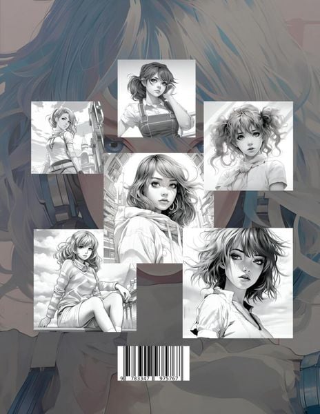 Produktbild: 3D Manga Malbuch f&uuml;r M&auml;dchen
