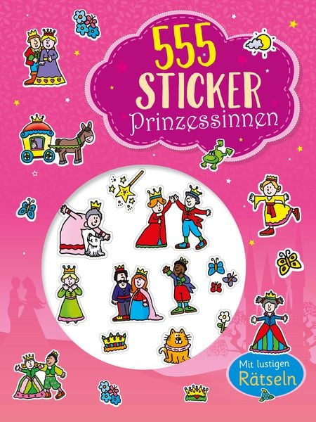 555 Sticker Prinzessinnen, Taschenbuch von , Schwager & Steinlein, 9783849946333