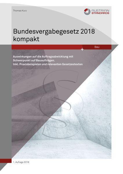 Produktbild: Bundesvergabegesetz 2018 kompakt
