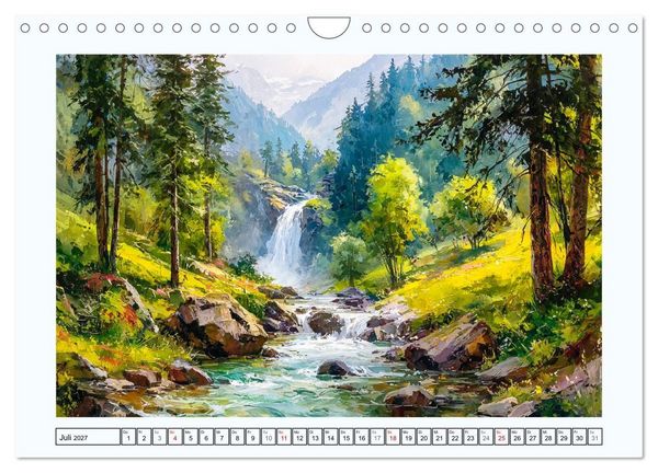 Produktbild: &Ouml;sterreich. Alpenzauber und Seentr&auml;ume (Wandkalender 2027 DIN A4 quer), CALVENDO Monatskalender