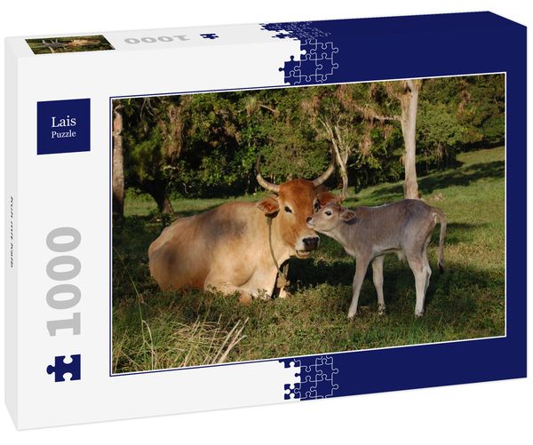 Produktbild: Lais Puzzle Kuh mit Kalb 1000 Teile