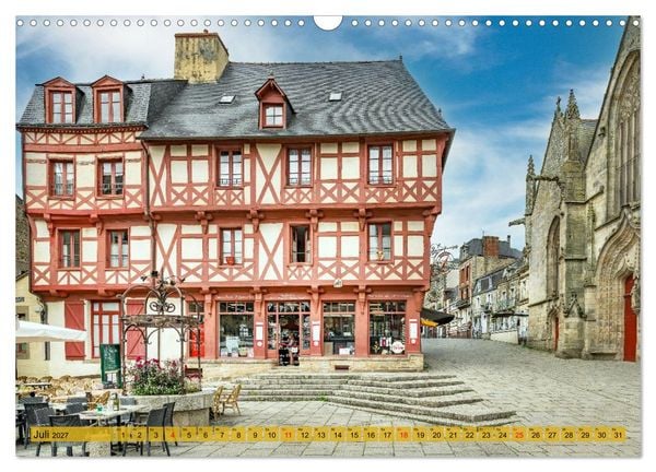 Produktbild: Bretagne, wild und sch&ouml;n (Wandkalender 2027 DIN A3 quer), CALVENDO Monatskalender
