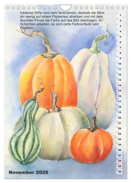 Produktbild: Mal mal mit Stiften (Wandkalender 2026 DIN A4 hoch), CALVENDO Monatskalender