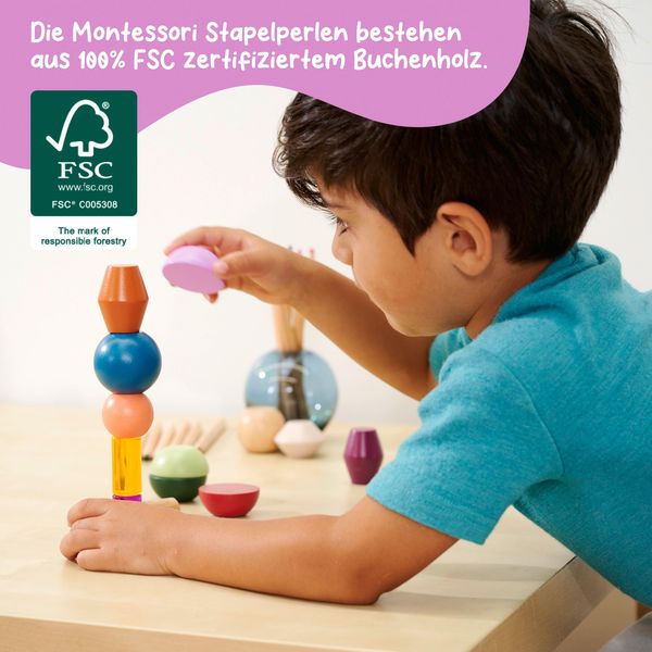 Produktbild: EH Montessori Stapel-Perlen