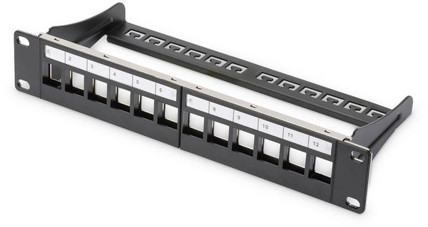 Produktbild: Digitus DN-91420 10 Zoll Patchbox-Rahmen Schwarz (RAL 9005)