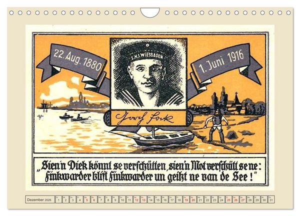 Produktbild: Gru&szlig; aus Finkenwerder (Wandkalender 2026 DIN A4 quer), CALVENDO Monatskalender