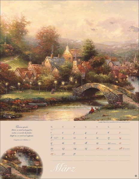 Produktbild: Thomas Kinkade: Land im Licht Kalender 2027