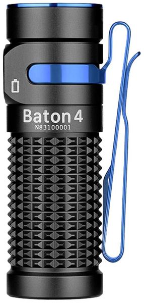 Produktbild: OLight Baton 4 LED Taschenlampe akkubetrieben 1300lm 35h 53g
