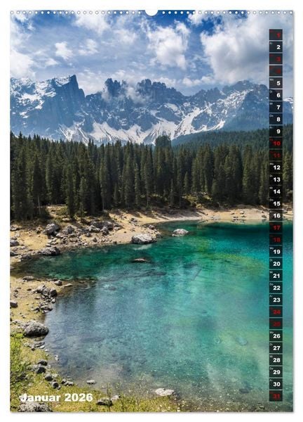 Produktbild: S&Uuml;DTIROL Idylle und historische Bauten (Wandkalender 2026 DIN A2 hoch), CALVENDO Monatskalender