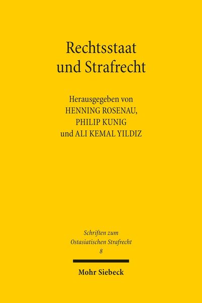 Produktbild: Rechtsstaat und Strafrecht