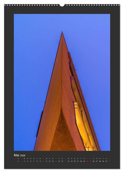 Produktbild: Plakative Architektur (hochwertiger Premium Wandkalender 2026 DIN A2 hoch), Kunstdruck in Hochglanz