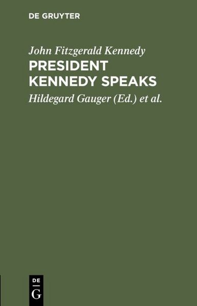 Produktbild: President Kennedy speaks