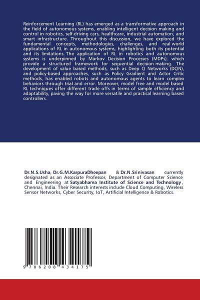 Produktbild: Reinforcement Learning in Robotics and Autonomous Systems