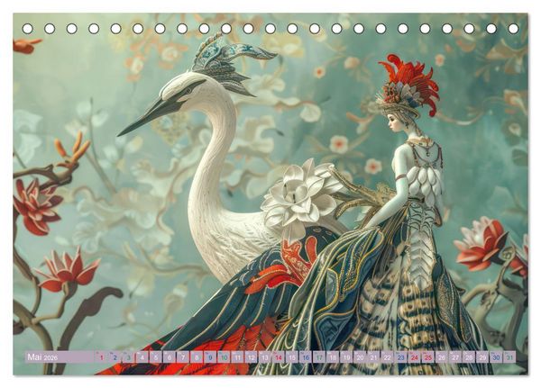 Produktbild: Art Deco - Im Stil von Art Deco (Tischkalender 2026 DIN A5 quer), CALVENDO Monatskalender