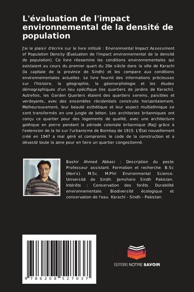 Produktbild: L'&eacute;valuation de l'impact environnemental de la densit&eacute; de population