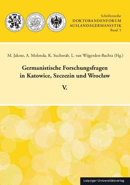 Produktbild: Germanistische Forschungsfragen in Katowice, Szczezin und Wrocław V.