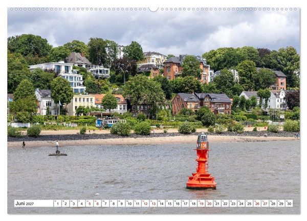 Produktbild: Hamburg - Stadt rund ums Wasser (hochwertiger Premium Wandkalender 2027 DIN A2 quer), Kunstdruck in Hochglanz