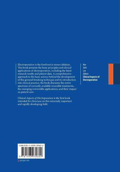 Produktbild: Clinical Aspects of Electroporation