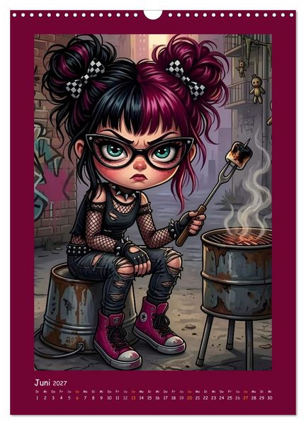 Produktbild: Fabulous Dolls - Gothic-G&ouml;res Abenteuer (Wandkalender 2027 DIN A3 hoch), CALVENDO Monatskalender