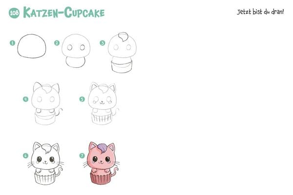 Produktbild: 300 Motive zeichnen &ndash;&nbsp;Supersweet Kawaii
