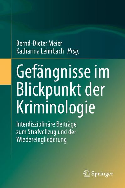 Produktbild: Gef&auml;ngnisse im Blickpunkt der Kriminologie