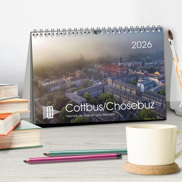 Produktbild: Cottbus/Ch&oacute;sebuz (Tischkalender 2026 DIN A5 quer), CALVENDO Monatskalender