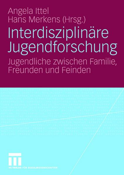 Produktbild: Interdisziplin&auml;re Jugendforschung