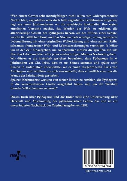 Produktbild: Pythagoras und die Inder