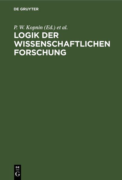 Produktbild: Logik der wissenschaftlichen Forschung