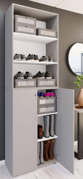 Produktbild: XL Holz Gro&szlig;er Schuhschrank Schuhkommode Lona 6