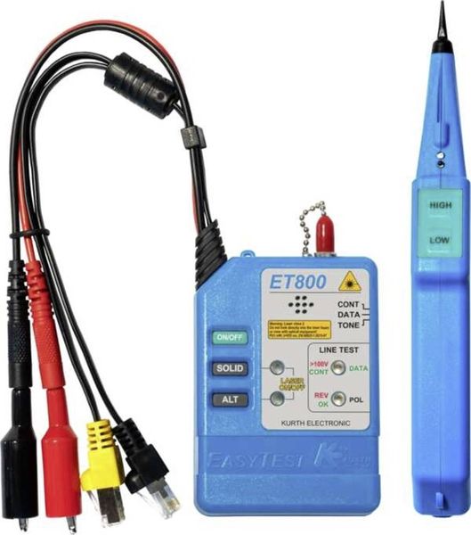 Produktbild: Kurth Electronic KE801 Leitungssucher Durchgang, Identifikation, Leitungsverfolgung, Unterbrechung
