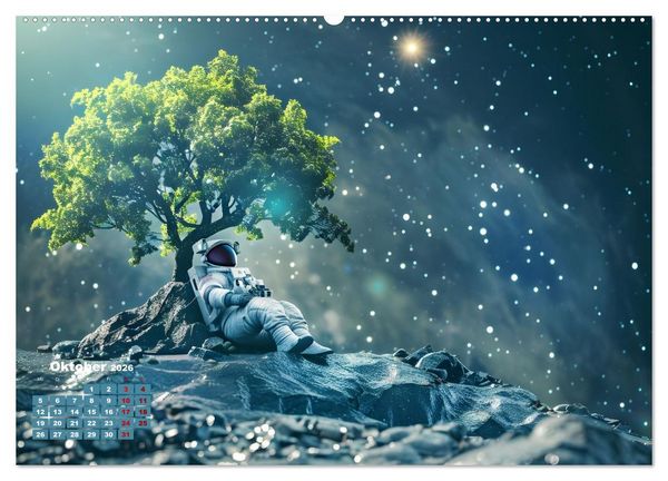 Produktbild: Zwischen Sternenstaub und Stille (Wandkalender 2026 DIN A2 quer), CALVENDO Monatskalender