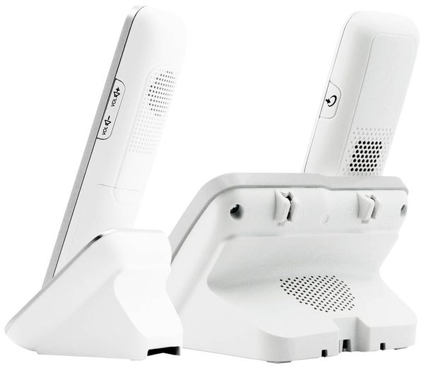 Produktbild: Geemarc Mobility Pack Foto Schnurloses Telefon analog Anrufbeantworter, Foto-Tasten, Freisprechen, f&uuml;r H&ouml;rger&auml;te kompatibel Wei&szlig;