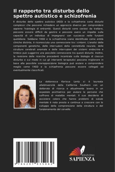 Produktbild: Il rapporto tra disturbo dello spettro autistico e schizofrenia