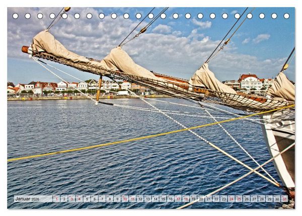 Produktbild: Halbinsel Priwall bei Travem&uuml;nde &ndash; Impressionen von der Ostseek&uuml;ste (Tischkalender 2026 DIN A5 quer), CALVENDO Monatskalender